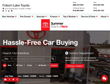 Tablet Screenshot of folsomlaketoyota.com
